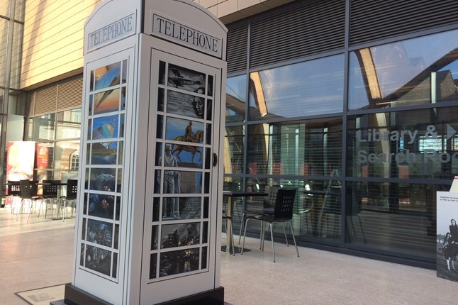 Iconic cream phone box cast in stone finds new home 1.jpg