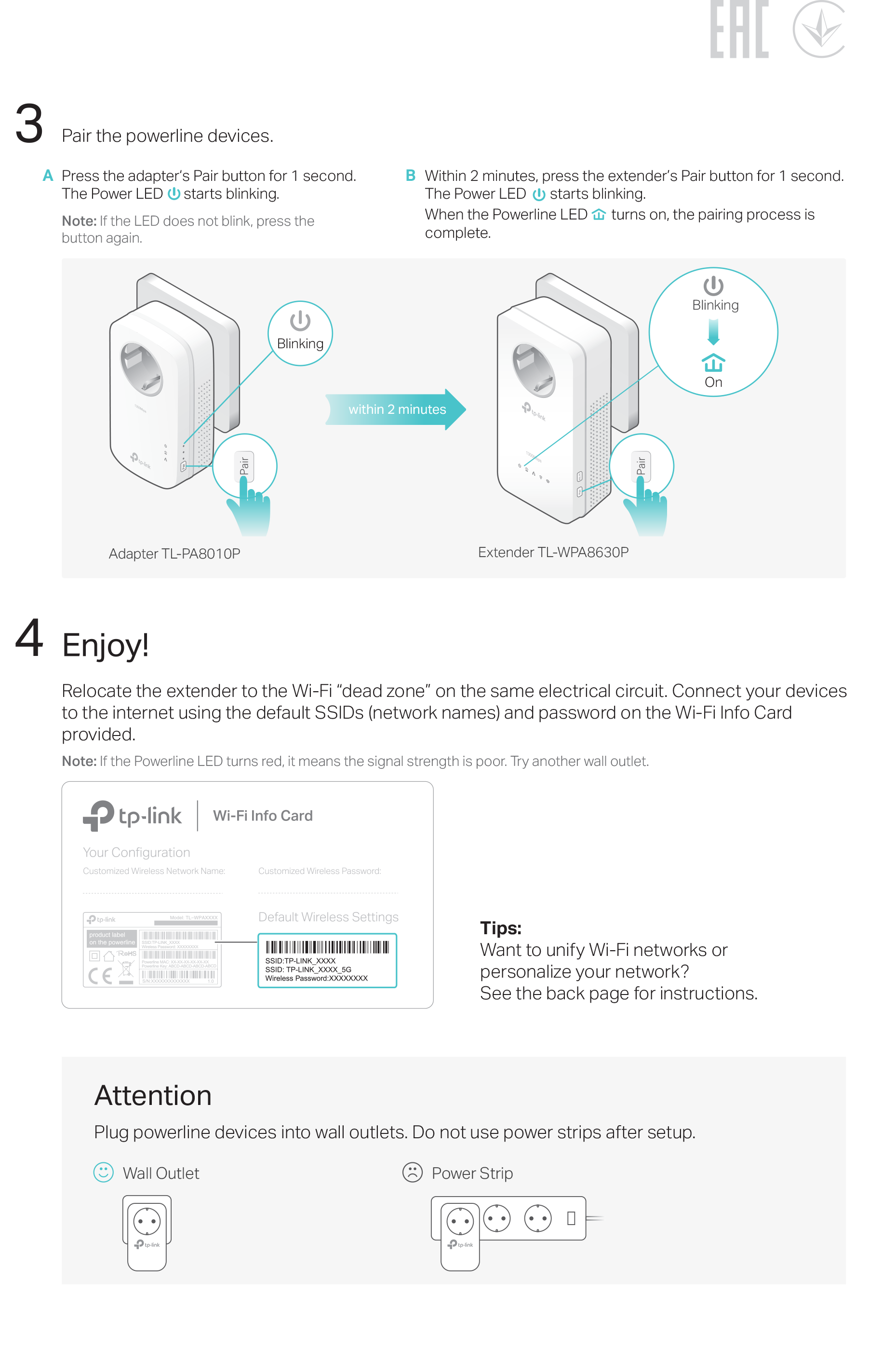TP Link Powerline Adaptors quick guide Lightstream Full Fibre