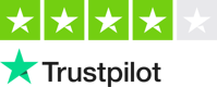 Trustpilot star rating image