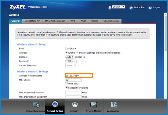 Wireless Network Name