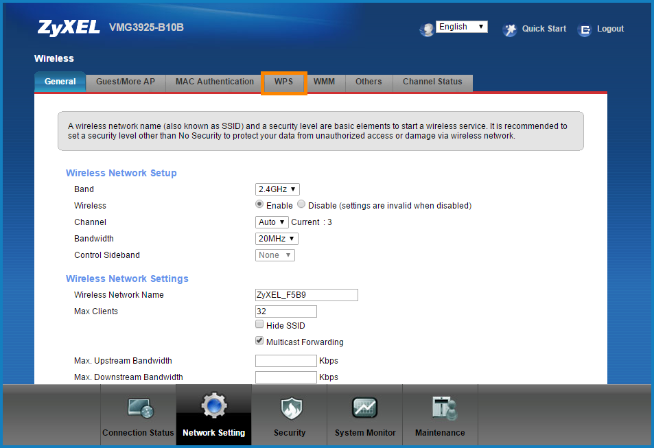 WPS Tab