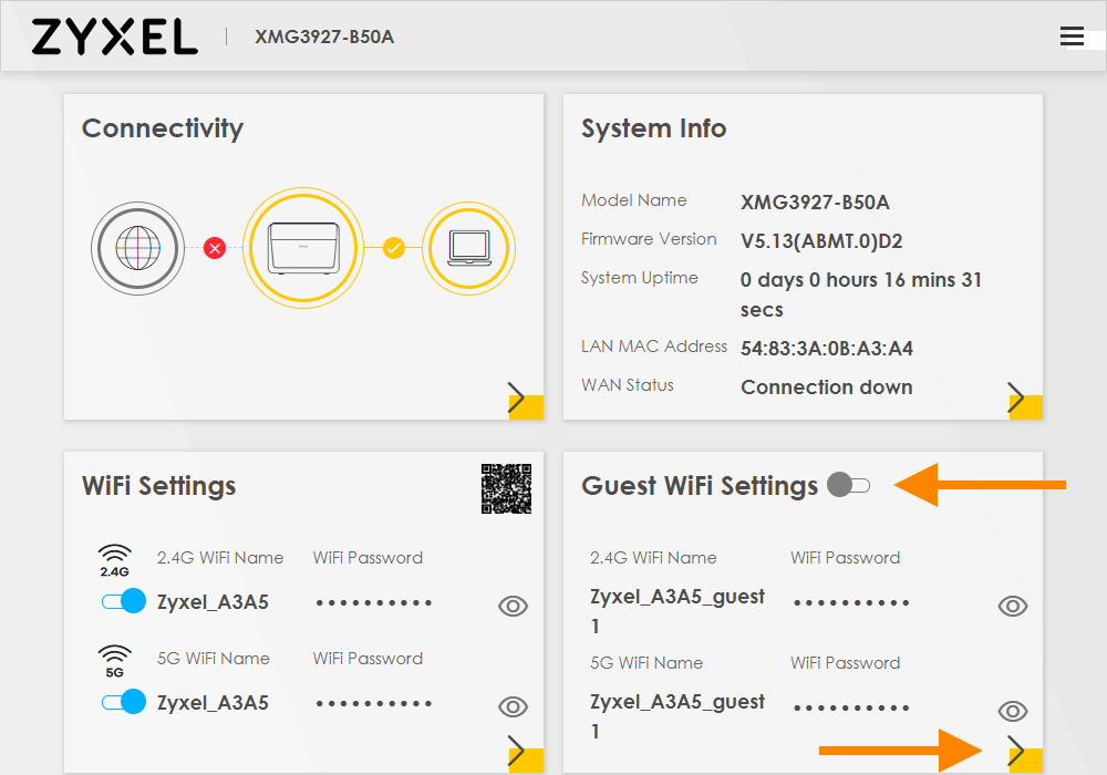 Guest Wi-Fi Switch