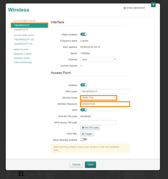 Wireless Password