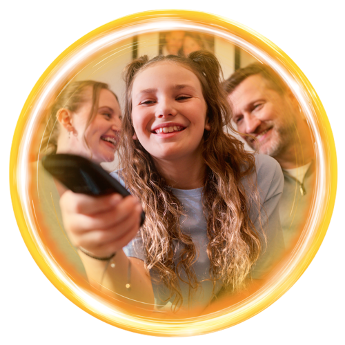 Image shows a women gaming