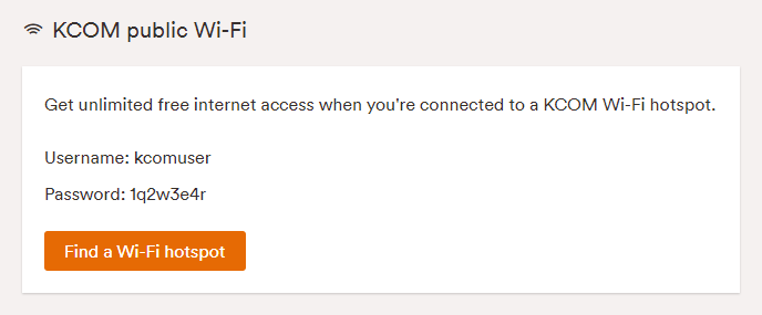 Wi-Fi Details