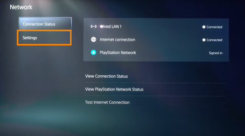 How to connect a PS5 to the internet