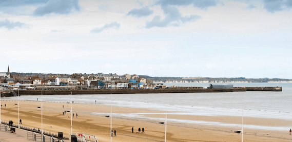 Image of seaside town