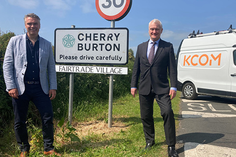 Cherry Burton gets KCOM Lightstream broadband