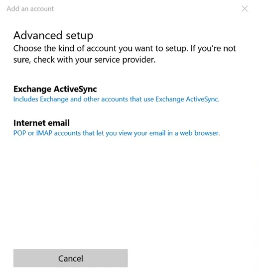 Internet Email