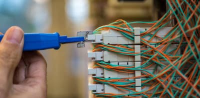 Close up of wires
