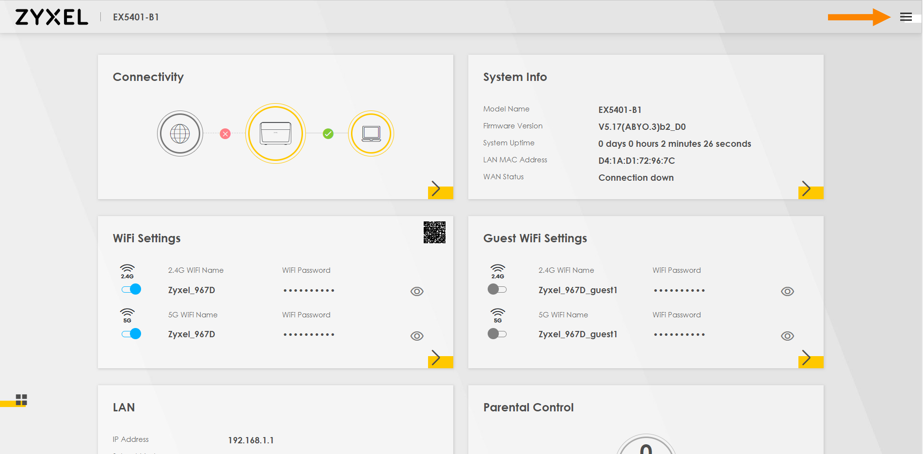Menu Button
