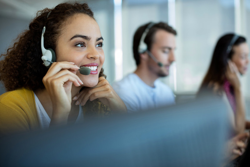 KCOM employees working in office