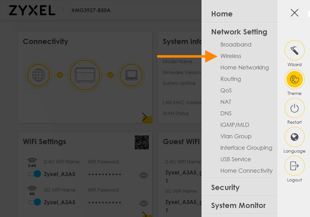 Wireless Settings