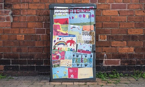 KCOM East Hull Culture Cabinets - Buckingham Primary School Designs
