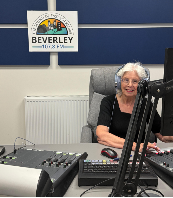 Image shows our winner the Beverley FM community Radio Station.