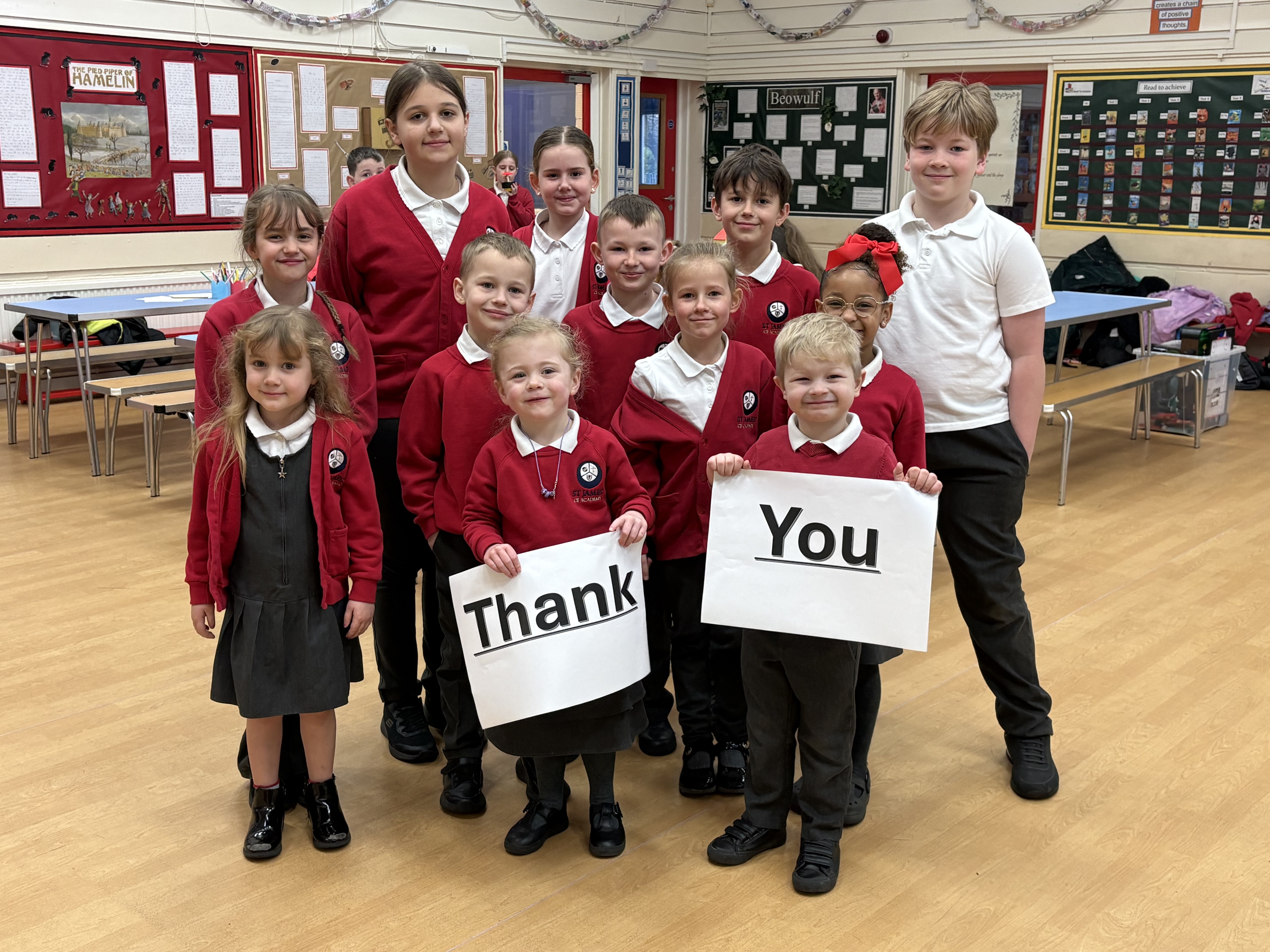 St James CE Academy pupils