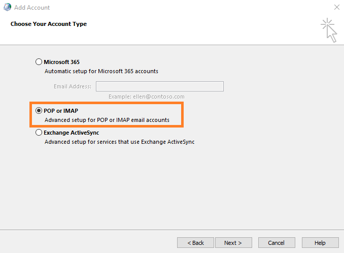 POP or IMAP