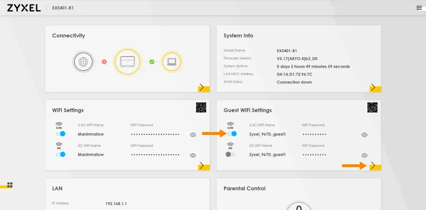 Guest Wi-Fi Switch