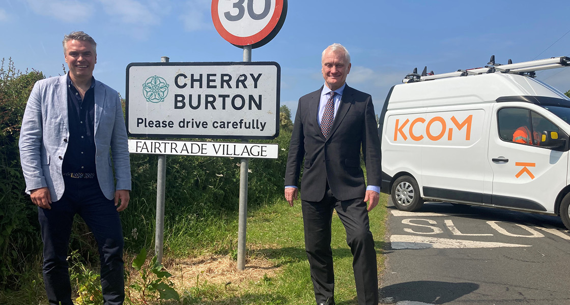 Cherry Burton gets KCOM Lightstream broadband