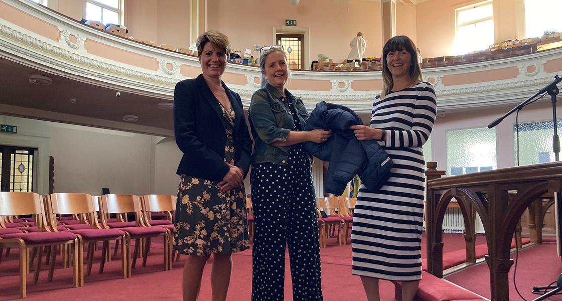 Emma Hardy, Susie Steel and  Louise Babych