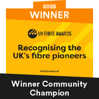 UK Fibre award for community champion 2025
