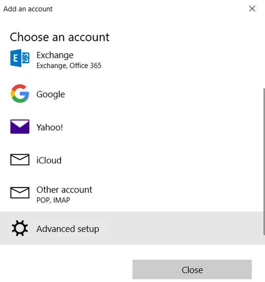 Advanced Setup