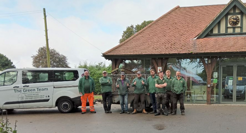 The Green Team group photo