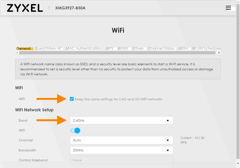 Wi-Fi Separation