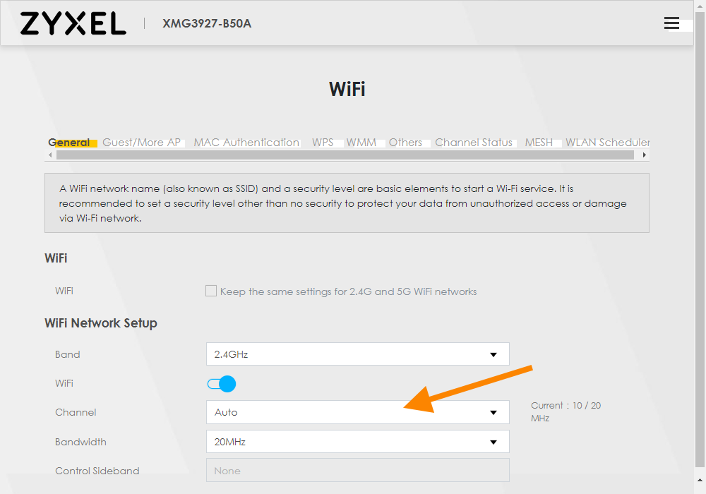 Wi-Fi Channel