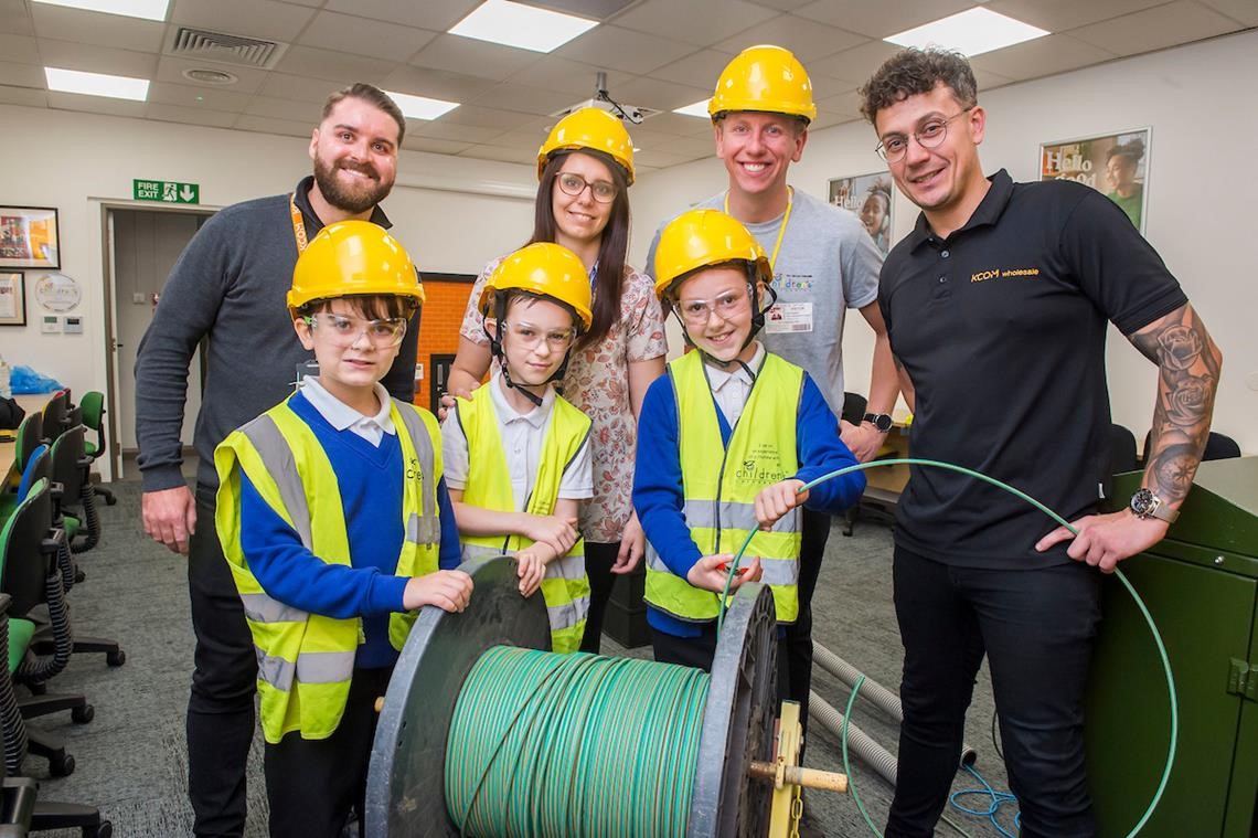 Youngsters from Craven Primary Academy visit KCOM