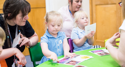 Children at a Downright Special group