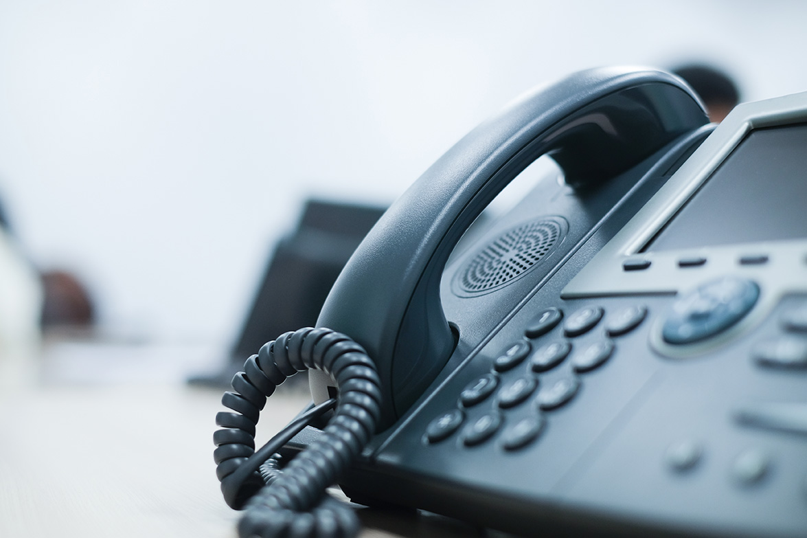 Photo of business telephone device